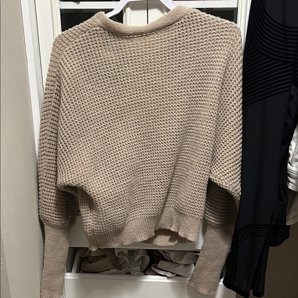Beige Knit Women Sweater - Picture 5 of 5
